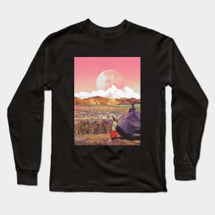 Our New Home - Retro Futurism Long Sleeve T-Shirt